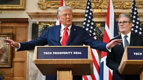 Trump Indicates Starmer Could Deploy Military to Control UK Boundaries